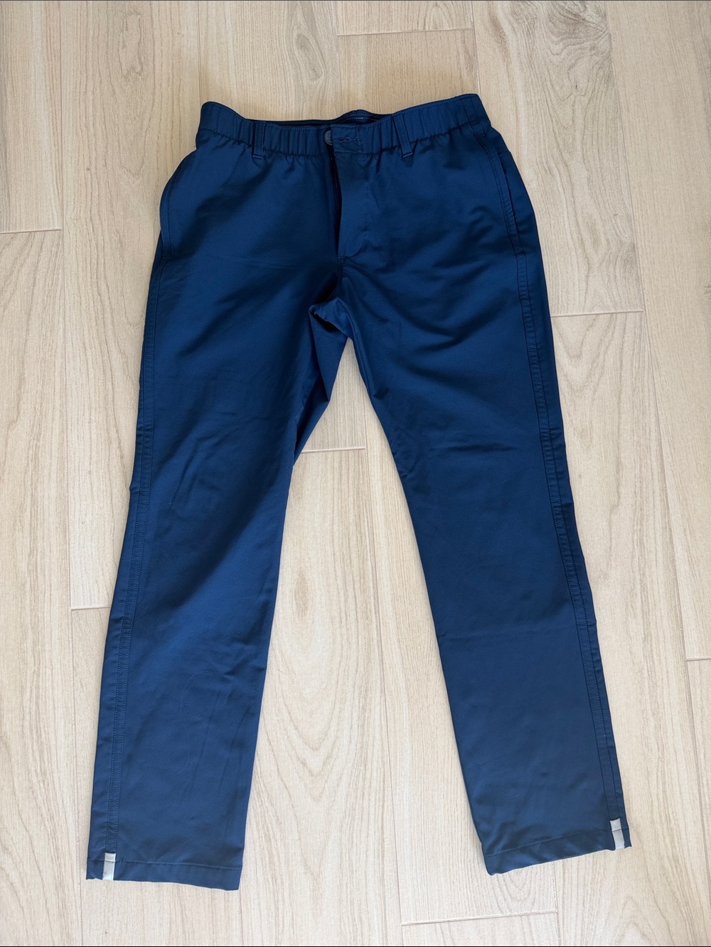 Men's Navy Stretch Casual Pants